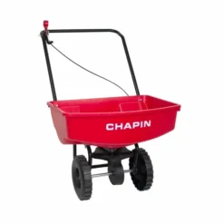 65-Pound Red Lawn Spreader
