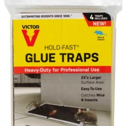 VICTOR Hold-Fast Disposable Mouse Glue 4-Pack
