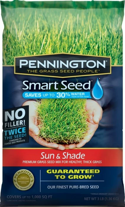 3-Pound Smart Seed Sun And Shade Grass Seed Mix 3 3-Pound Smart Seed Sun And Shade Grass Seed Mix