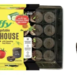 50mm Peat Pellet Tomato And Vegetable Seed Starting Professional Greenhouse, 36-Pellets