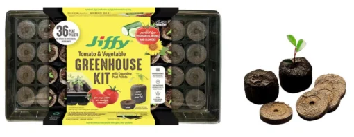 50mm Peat Pellet Tomato And Vegetable Seed Starting Professional Greenhouse, 36-Pellets -Roundup Sales Store 2207678