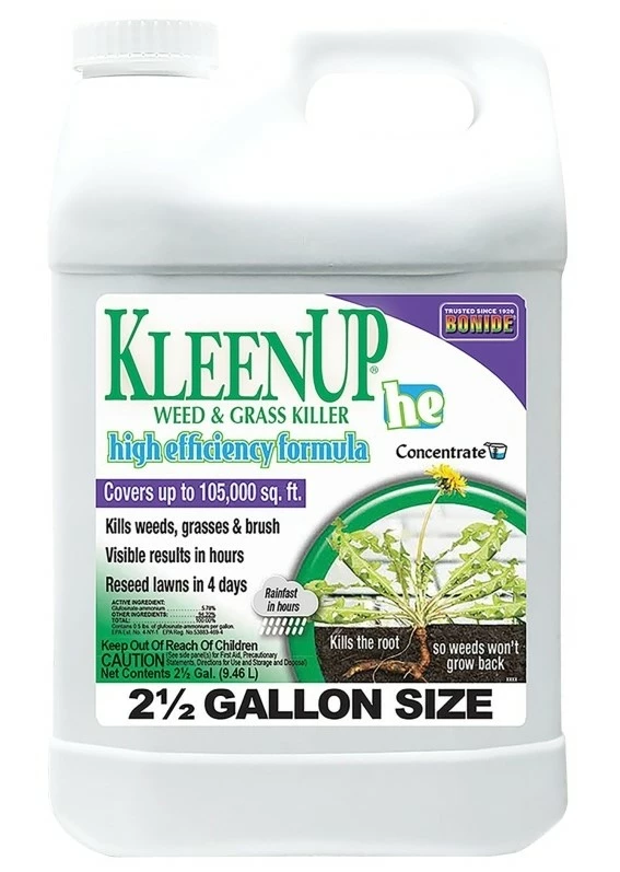 2-1/2 Galllon Grass & Weed Killer Kleenup 3 2-1/2 Galllon Grass & Weed Killer Kleenup