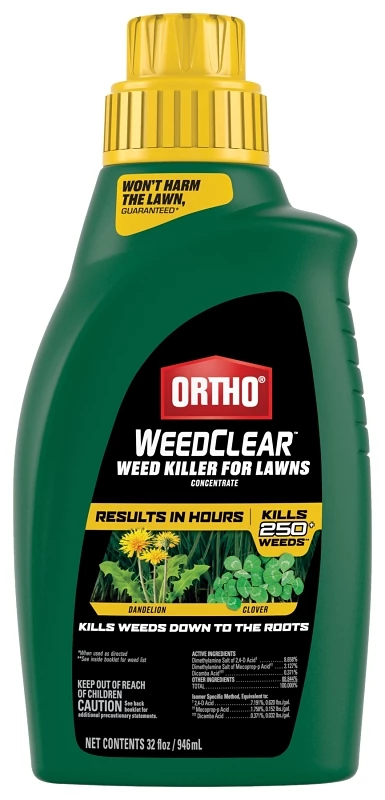 32-Ounce WeedClear Concentrated Lawn Weed Killer 3 32-Ounce WeedClear Concentrated Lawn Weed Killer