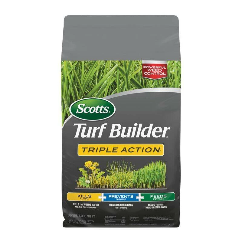 11.31-Pound Turf Builder® Triple Action1 Weed And Feed, 25-0-2 5 11.31-Pound Turf Builder® Triple Action1 Weed And Feed, 25-0-2 - Image 3