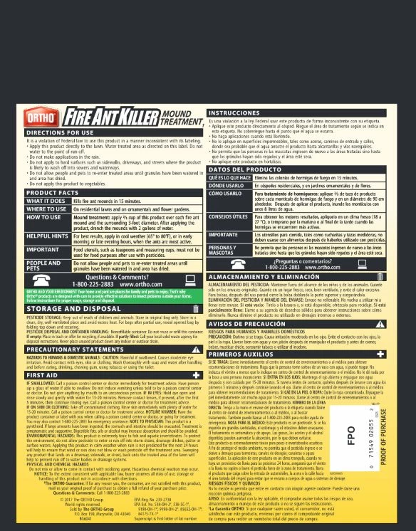 3-Pound, Fire Ant Killer, Mound Treatment 3 3-Pound, Fire Ant Killer, Mound Treatment