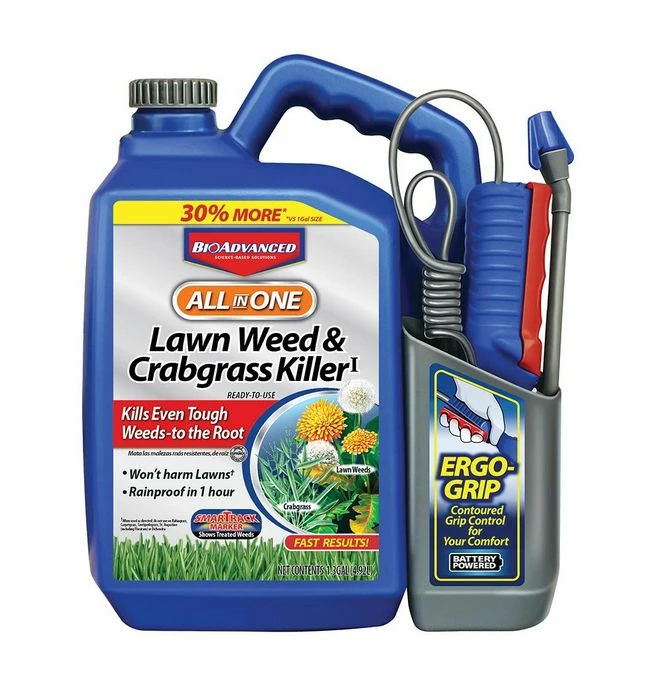 1.3-Gallon Ready To Use All-In-One Lawn Weed And Crabgrass Killer 3 1.3-Gallon Ready To Use All-In-One Lawn Weed And Crabgrass Killer