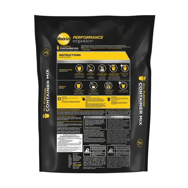 6-Quart Performance Organics™ All-Purpose Container Mix Potting Soil, 0.19-0.03-0.03 3 6-Quart Performance Organics™ All-Purpose Container Mix Potting Soil, 0.19-0.03-0.03