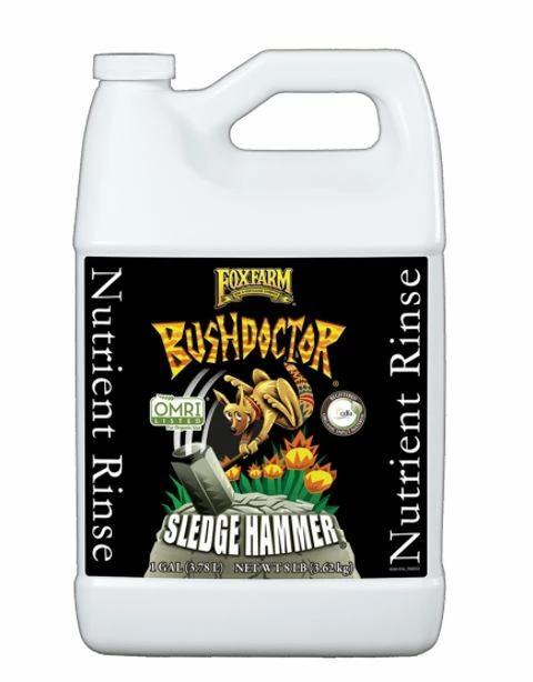 1-Gallon Bush Doctor® SledgeHammer® Nutrient Rinse 3 1-Gallon Bush Doctor® SledgeHammer® Nutrient Rinse