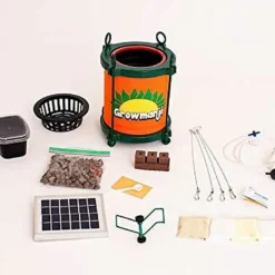 Solar Powered Hydroponic System Complete Gardening Kit