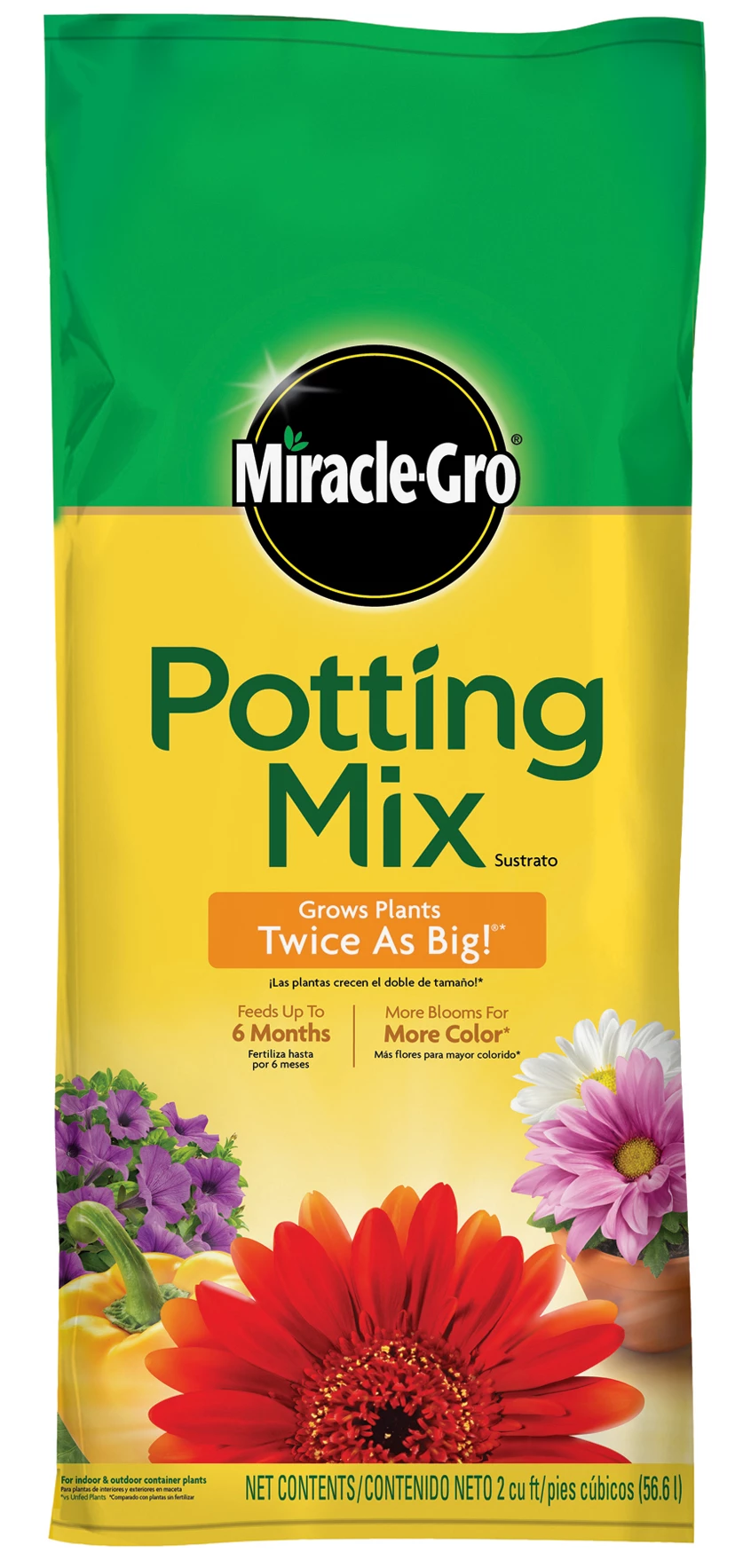2-Cu. Ft. Moisture Control® Potting Mix, 0.21-0.11-0.16 3 2-Cu. Ft. Moisture Control® Potting Mix, 0.21-0.11-0.16