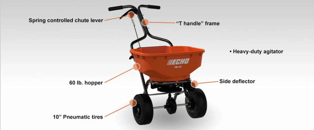 Echo 60-Pound Heavy-Duty Spreader 3 Echo 60-Pound Heavy-Duty Spreader