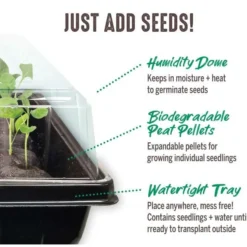 Jiffy Greenhouse 36Mm Pellets 36 Cells Includes Watertight Tray,Gro-Dome, Plant Markers, And Superthrive Plant Vitamins -Roundup Sales Store Screenshot 2023 10 26 082451