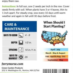 Radish Early Scarlet Globe Organic