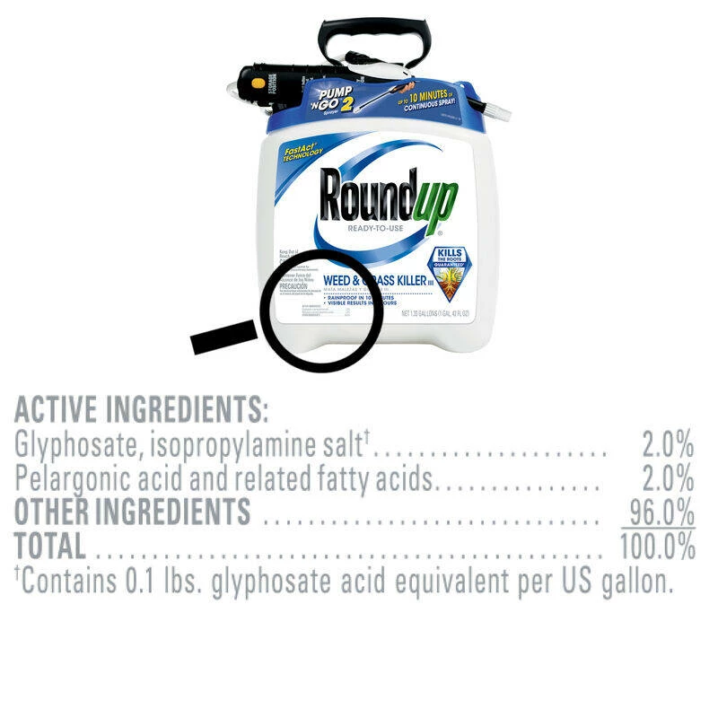 Roundup 1.33 Gallon, Weed And Grass Killer II, Pump 'N Go 4 Roundup 1.33 Gallon, Weed And Grass Killer II, Pump 'N Go - Image 2